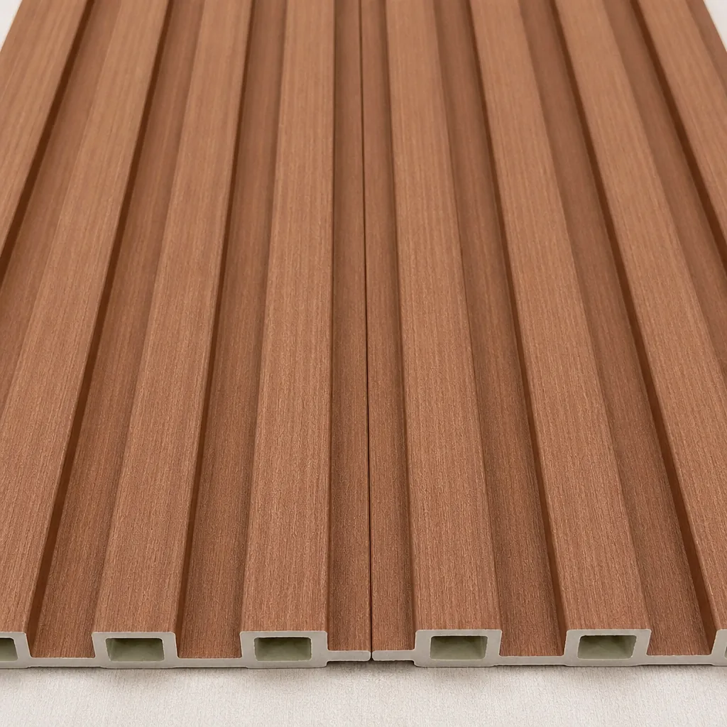 wpc lamellen sichtschutz detail close-up