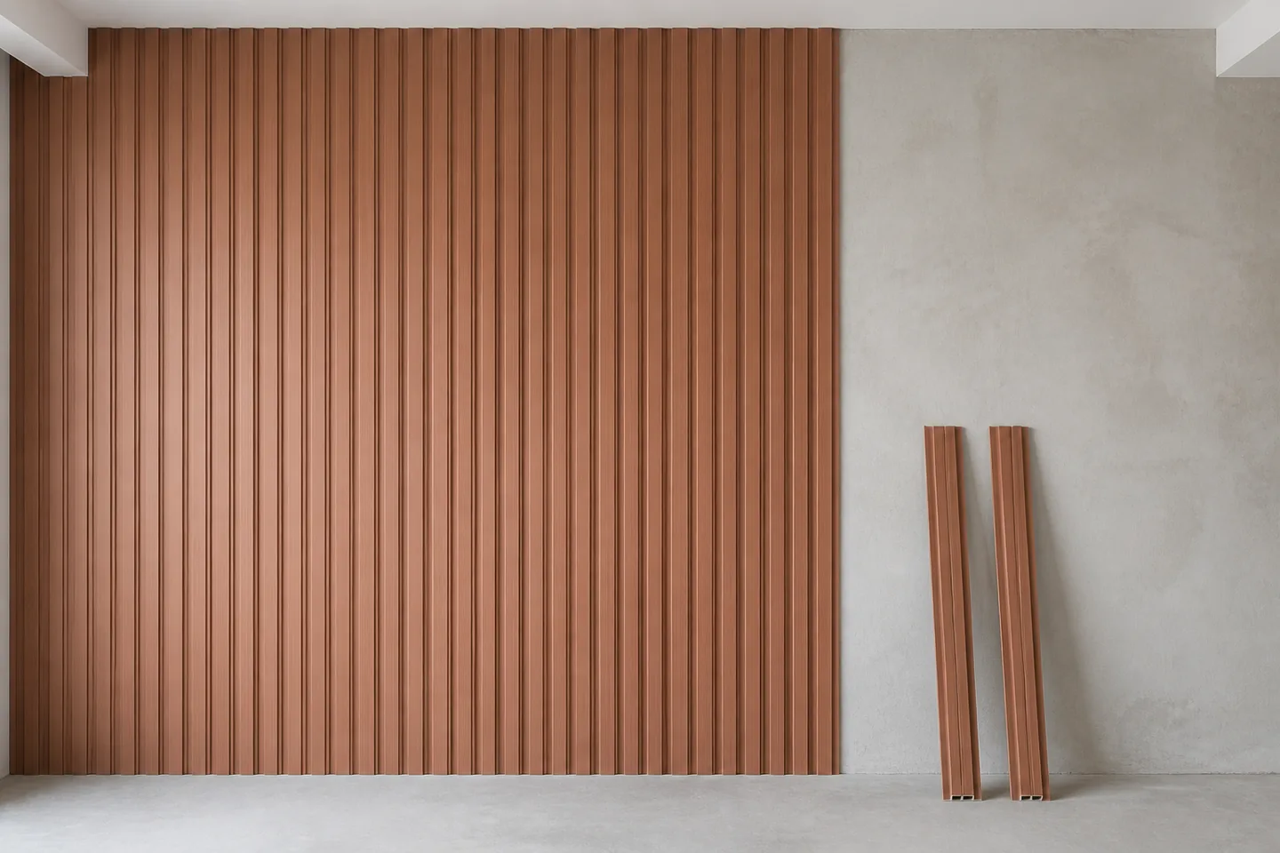 wpc lamellen sichtschutz easy installation
