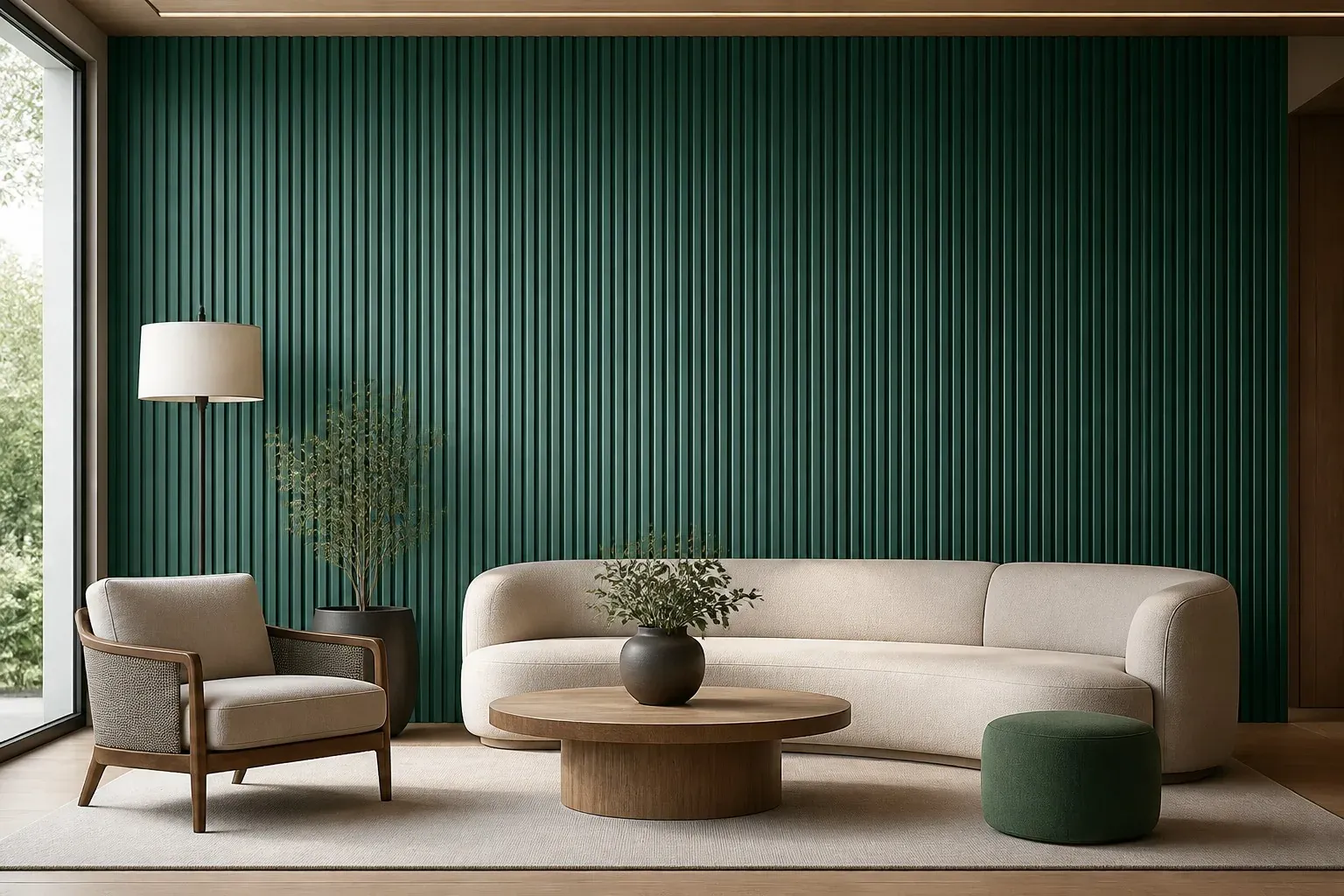 decorative 3d wall panels AI scene