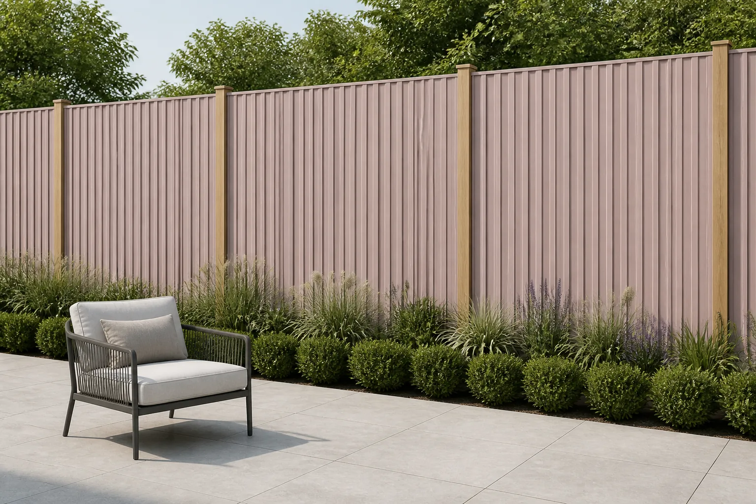 composite fence full wall combination