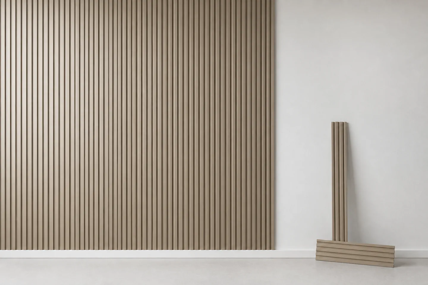 wpc louver partition easy installation