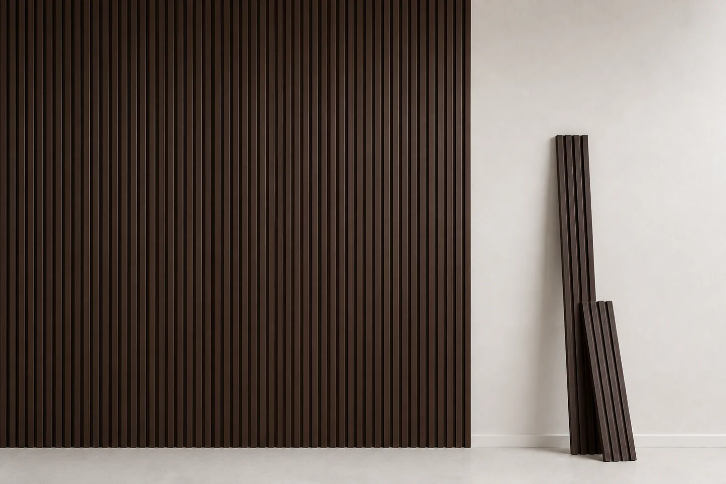 wpc louver partition easy installation