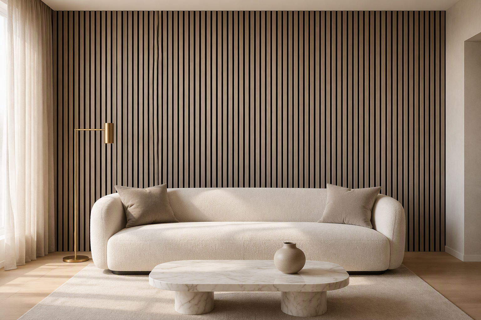 ValuedHouse light oak acoustic wood wall panels