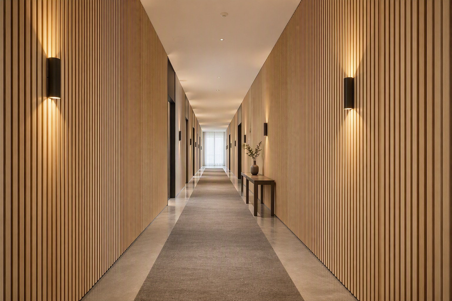 ValuedHouse schallabsorbierende Light-Oak-Lamellenpaneele