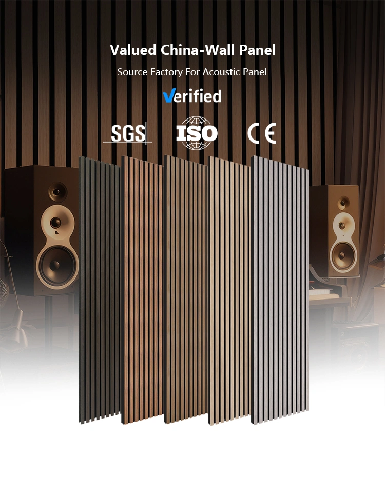 ValuedHouse acoustic slat wall panels - 60x240cm Format