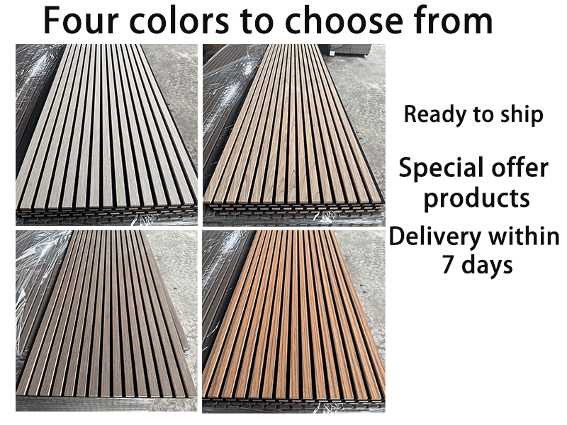 ValuedHouse acoustic slat wall panels - 60x240cm Format
