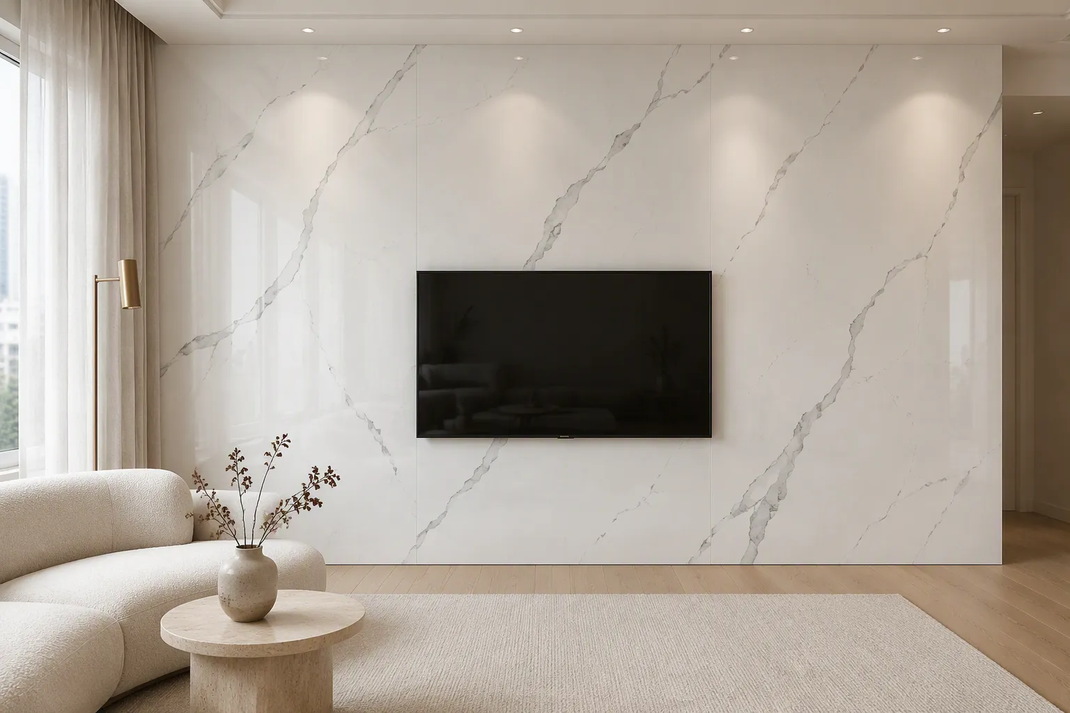 ValuedHouse Calacatta-PVC-Marmor-Wandpaneele