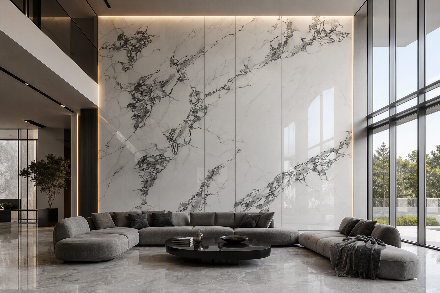 ValuedHouse calacatta pvc marble wall panels - Modern Design