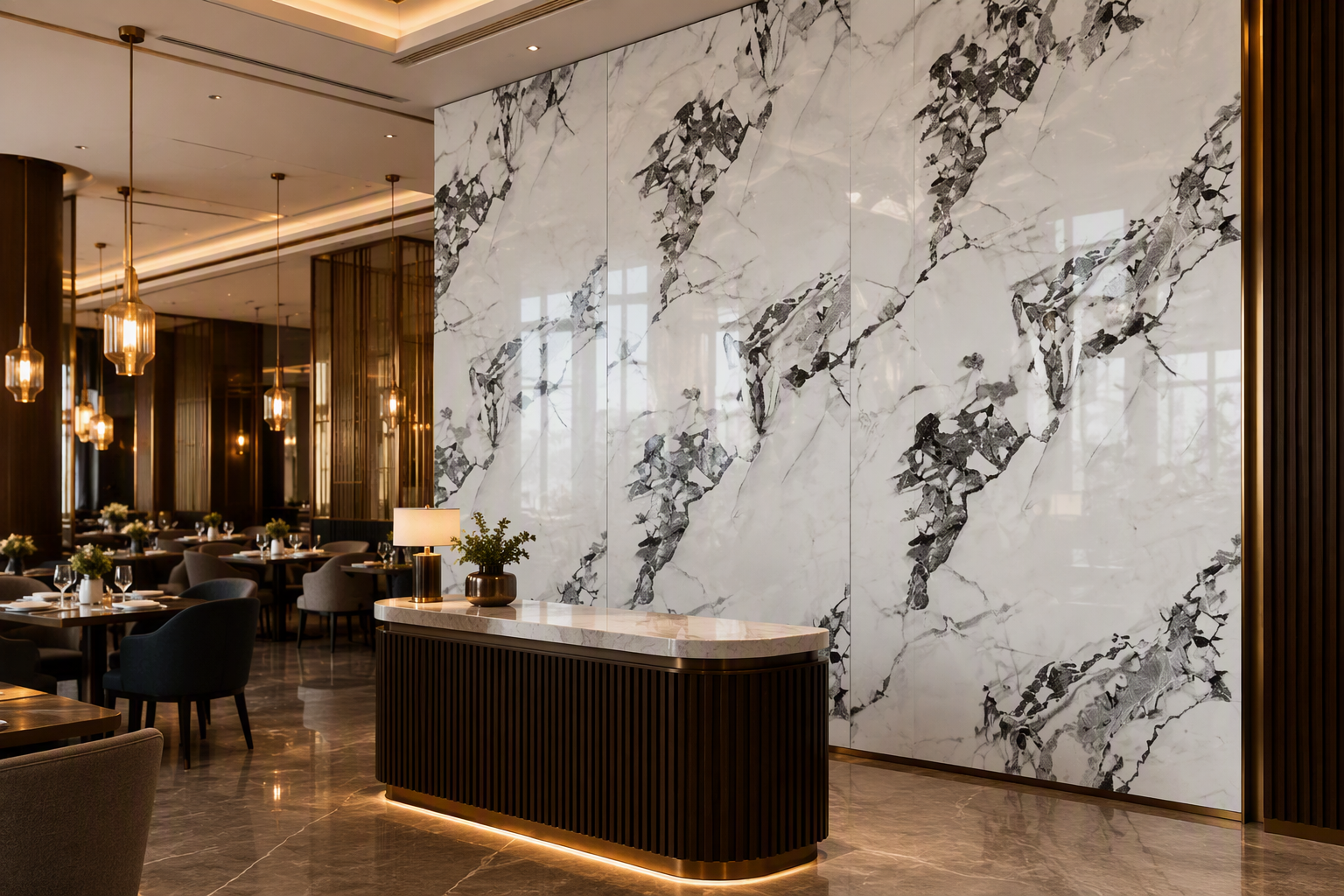 ValuedHouse calacatta pvc marble wall panels - Modern Design