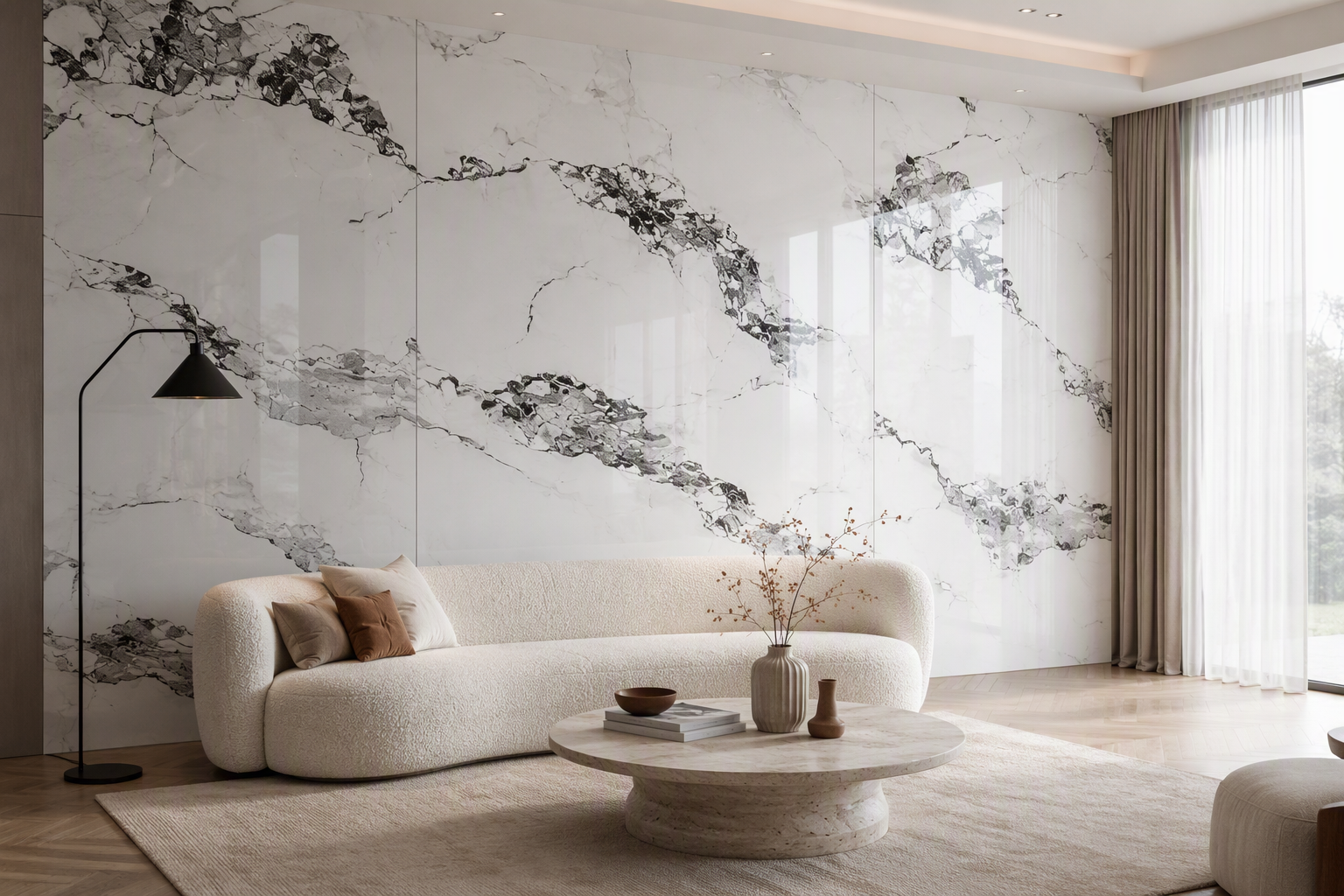 ValuedHouse calacatta uv marble wall panels - Clinic Grade