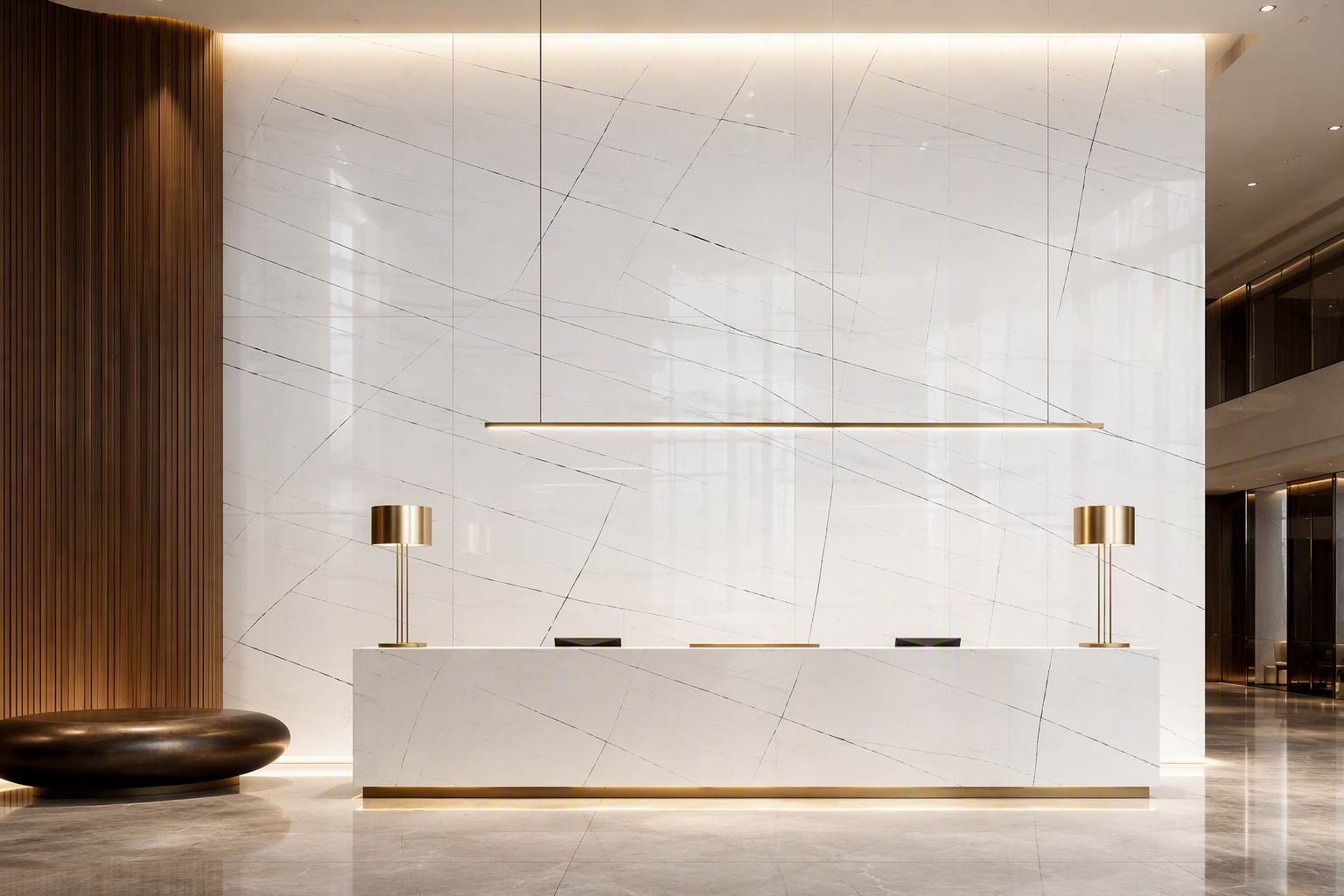 ValuedHouse calacatta pvc marble wall panels - Contractor