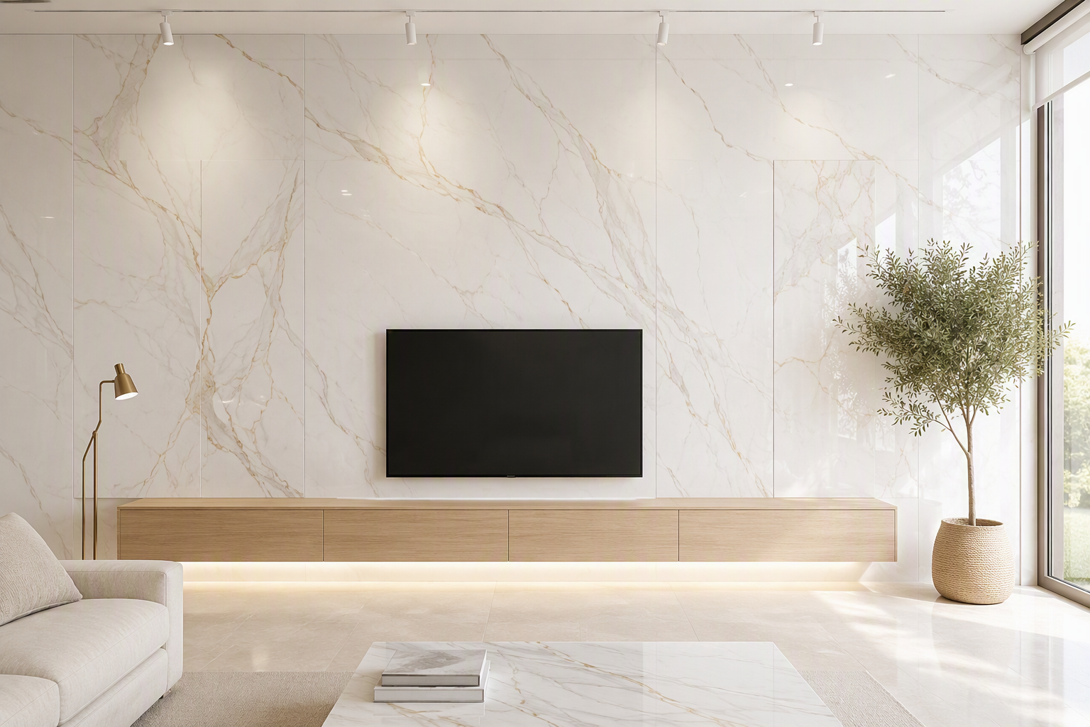 Paneles de pared PVC marmol calacatta de ValuedHouse