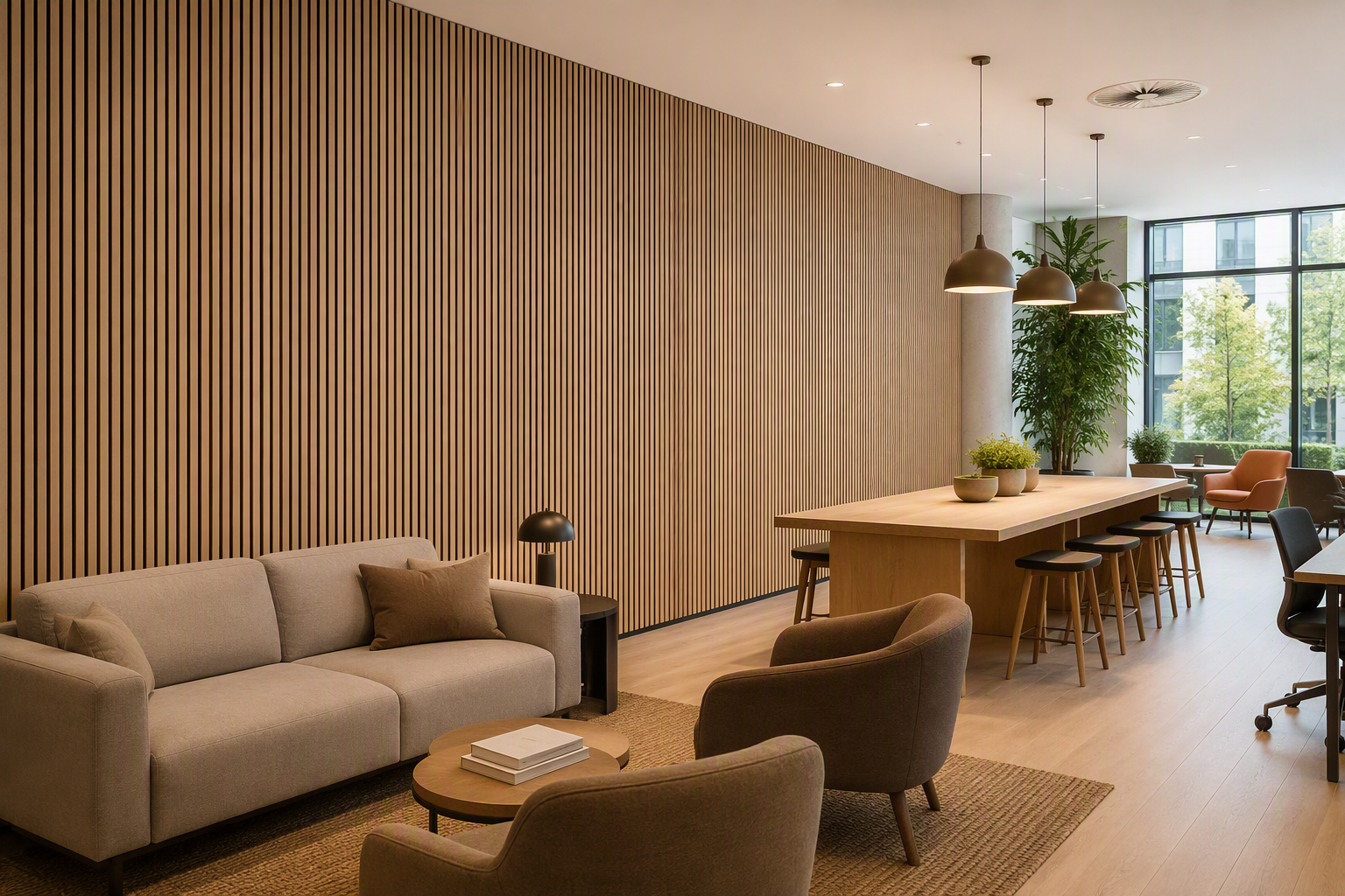 ValuedHouse Slatpaneele, helles Eichenfurnier – Sondergrößen
