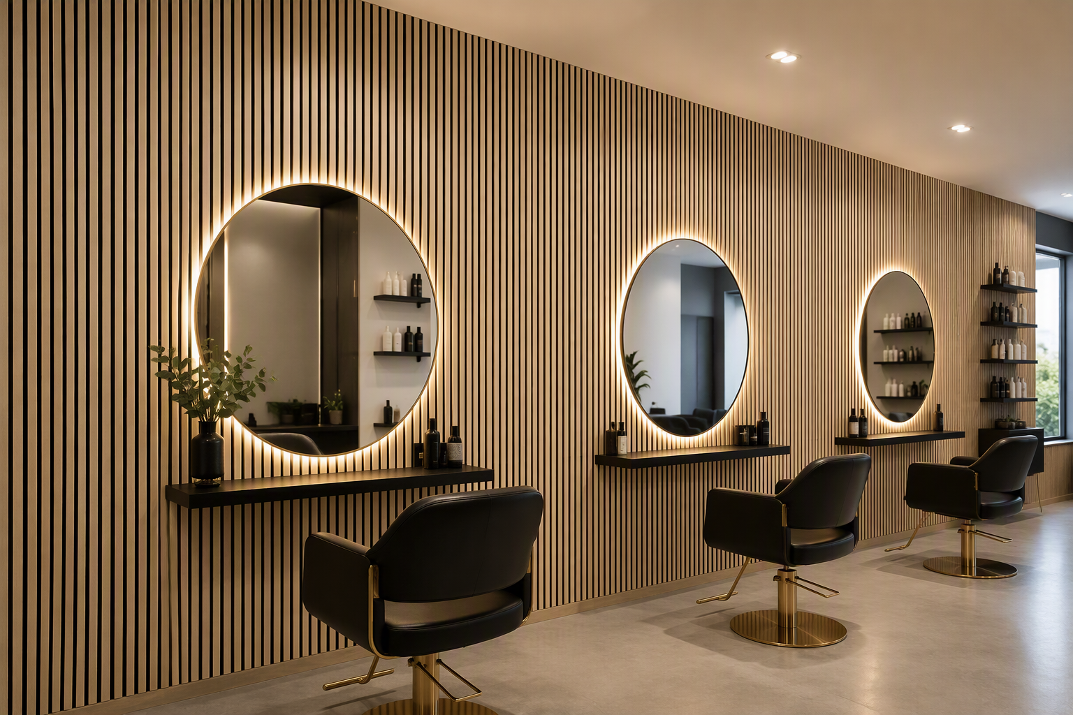 ValuedHouse light oak acoustic slat wall panels - Custom