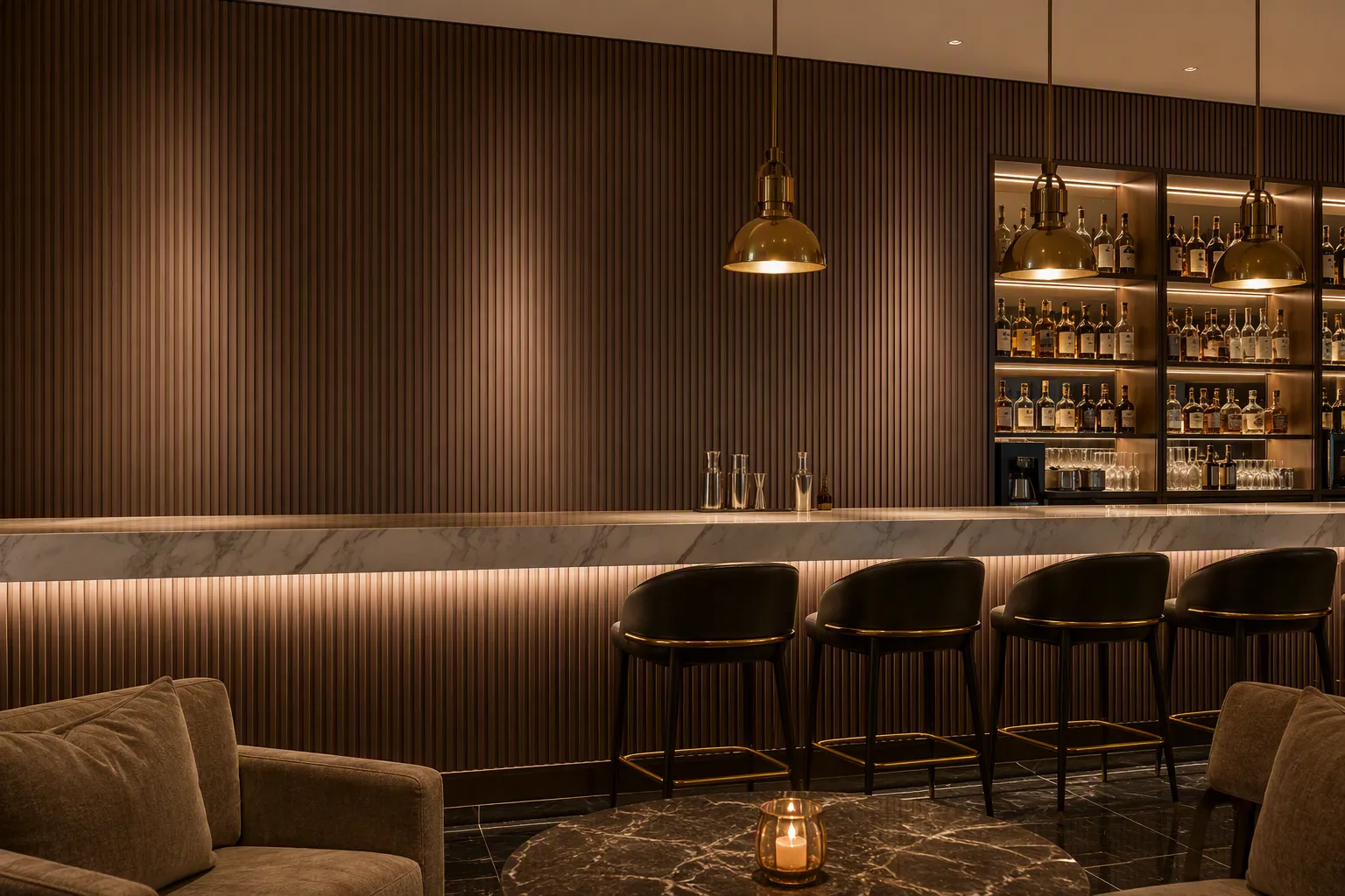 ValuedHouse acoustic slat wall panels - Factory Direct