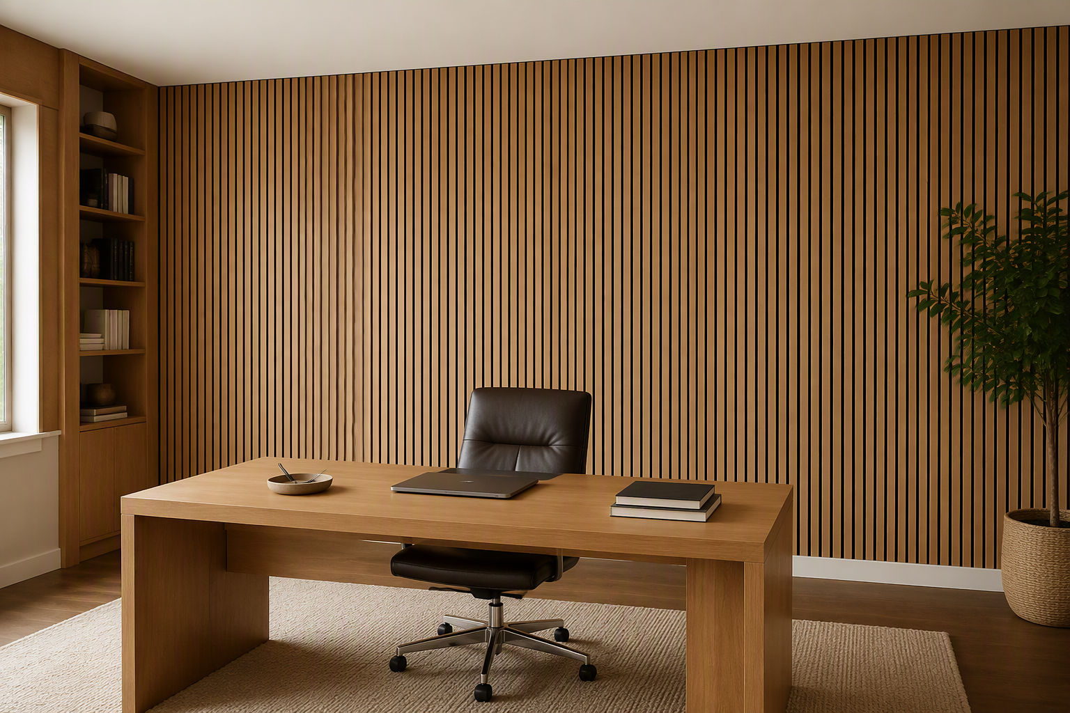 ValuedHouse light oak wooden slat wall panels - Wood Veneer