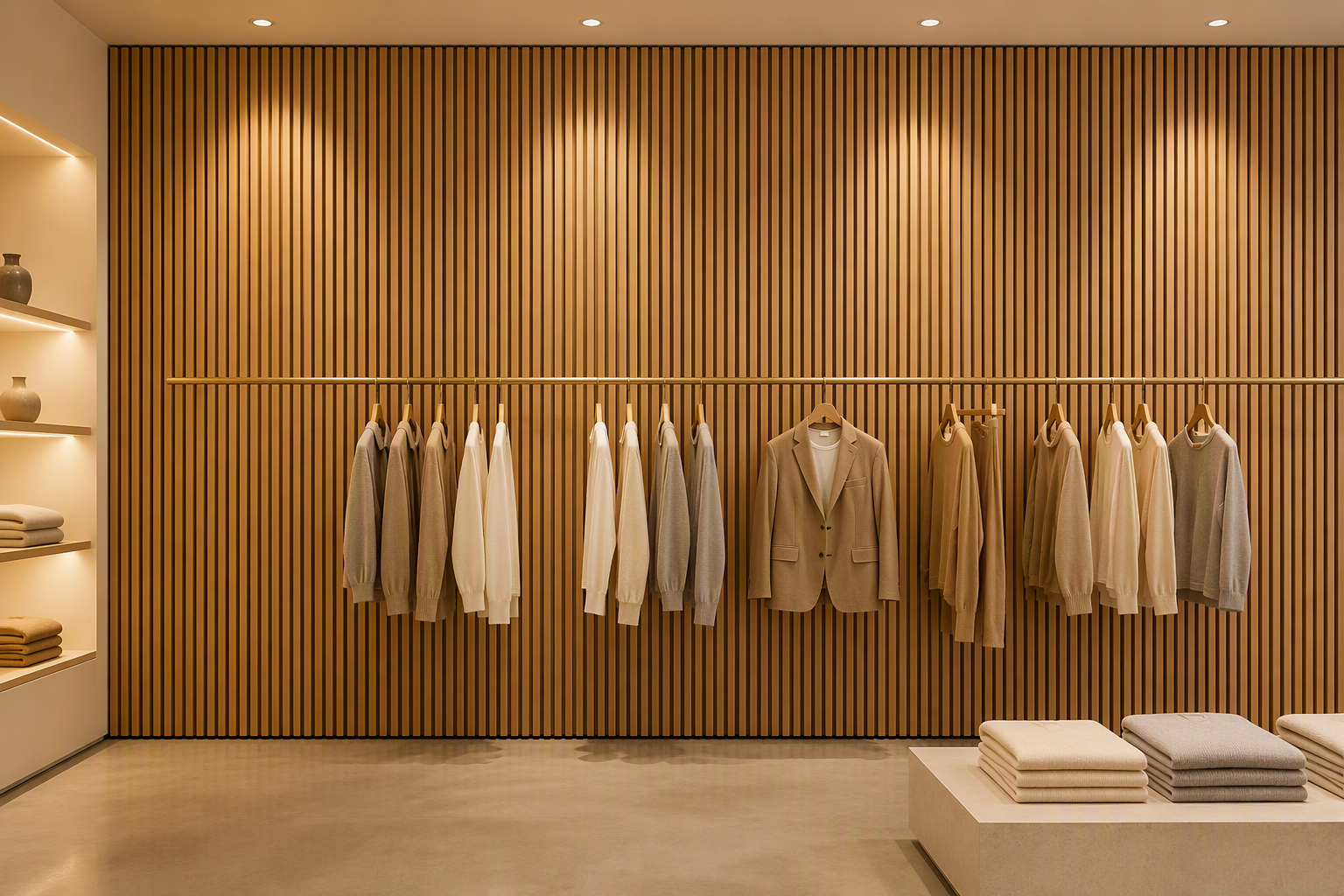 ValuedHouse light oak wooden slat wall panels - Wood Veneer
