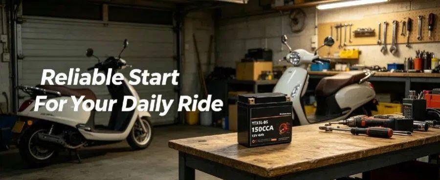 12V 4Ah Sodium-Ion Motorcycle Battery | Enerbe motorcycle batteries & motorcycle battery tender. 3000+ deep cycles, fast charging, excellent cold start performance. Zero maintenance, built-in smart BMS.