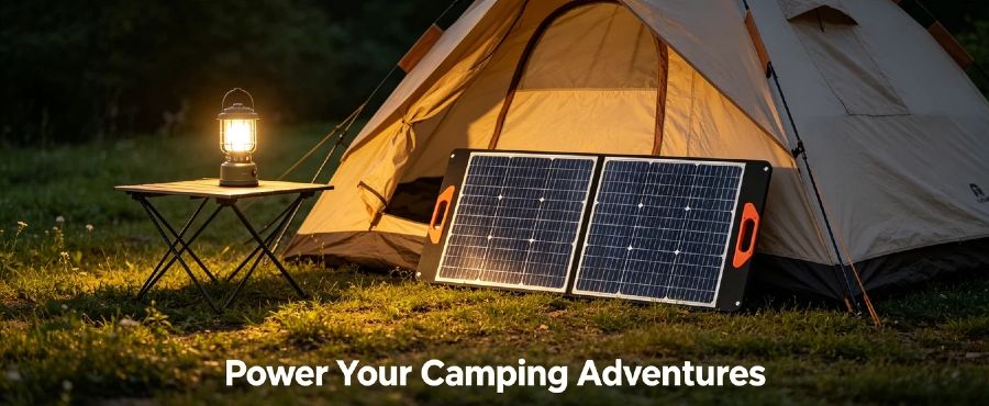 100W Foldable Solar Panel | Enerbe solar installers near me & solar power solutions. High efficiency, lightweight foldable design, easy setup. Ideal for camping, RVs & home backup power.
