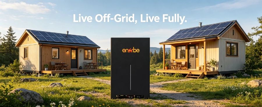 51.2V 100Ah IP54 Wall-Mounted LiFePO4 Battery | Enerbe eve lifepo4 & 100ah lifepo4 battery. Original EVE A-grade cells, 100% true capacity, IP54 waterproof. 3000+ cycles, built-in smart BMS.
