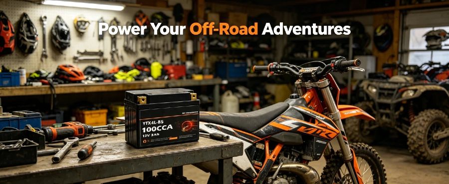 12V 3Ah Sodium-Ion Motorcycle Battery | Enerbe motorcycle battery near me & lithium motorcycle battery alternative. 3000+ deep cycles, fast charging, excellent cold start performance. Zero maintenance.