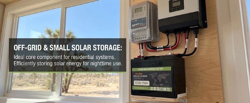 Enerbe 75Ah LiFePO4 Golf Cart Battery - Extended Range and Fast Charging for Resort Fleets