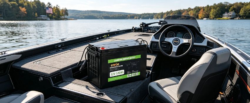 12V 120Ah LiFePO4 Deep Cycle Battery | Enerbe lithium deep cycle battery. 3000+ deep cycles, built-in smart BMS. Zero maintenance, drop-in lead-acid replacement. Ideal for solar & telecom use.