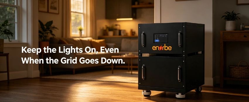 48V 200Ah Wall-Mounted LiFePO4 Battery | Enerbe lifepo4 48v 200ah. Safe residential energy storage, 3000+ deep cycles. Built-in smart BMS, zero maintenance, ideal for home backup power.