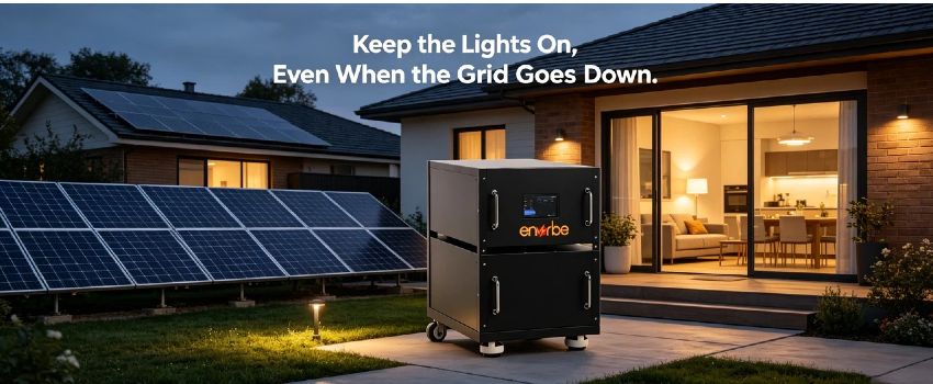 48V 200Ah Wall-Mounted LiFePO4 Battery | Enerbe lifepo4 48v 200ah. Safe residential energy storage, 3000+ deep cycles. Built-in smart BMS, zero maintenance, ideal for home backup power.