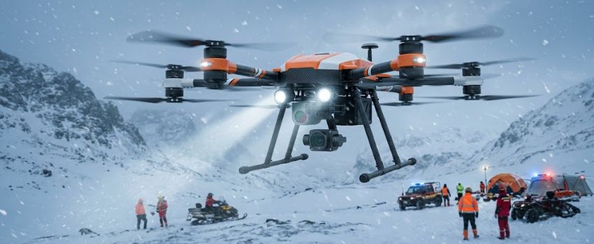 चौडा-तापमान 8Ah LiPo ड्रोन ब्याट्री निरीक्षण र खोज उद्धार UAV को लागि