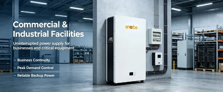 Enerbe 51.2V 300Ah Battery for EV Charging - 200A Continuous Discharge for Solar-Powered EV Stations
