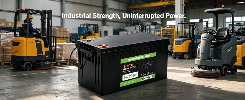 24V 200Ah LiFePO4 Battery | Enerbe lifepo4 24v 200ah. 3000+ deep cycles, built-in smart BMS. Drop-in lead-acid replacement, zero maintenance. Ideal for solar, RV & marine use.