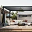 Outdoor Modern Courtyard Aluminum Alloy Electric Gazebo