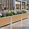 Modern Rectangular Metal Aluminum Powder Coated