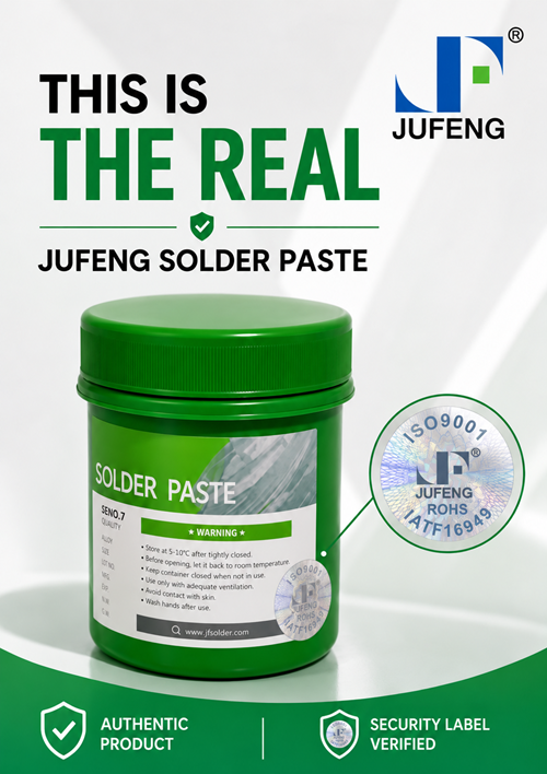 Jufeng Anti-Counterfeiting Label for Solder Paste Products