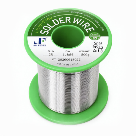 Sn46In52.2Zn1.8 Lead-Free Indium Solder Wire