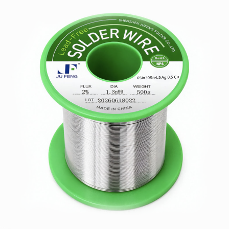65In / 30Sn / 4.5Ag / 0.5Cu Lead-Free Indium Solder Wire