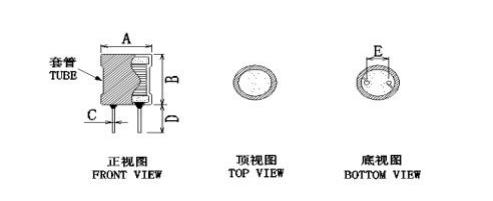 Direct insert wound power inductor smd coil inductor DR Series Booster Circuit Coil