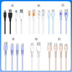Factory Price Colorful High-Strength Braided USB Type-C to USB-A 5A Fast Charging 100W PD 3.0 Data Cable for IOS Devices