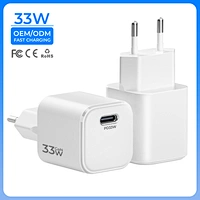 High Quality PD 33W GaN USB-C Fast Charger with OTP Protection for Laptop Tablet and Mobile Phones