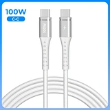High Power 100W PD 3.0 USB-C Fast Charging Cable with Pure Copper Conductor for Computers Tablets Laptops & Mobile Phones