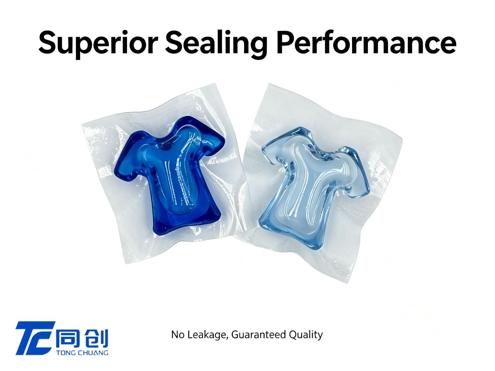 Laundry pods produced with reliable PVA water soluble film packaging technology