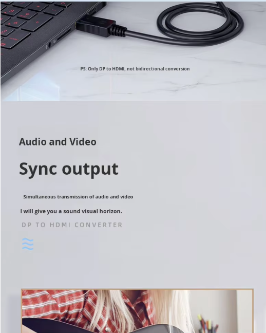 dp to hdtv converter cord