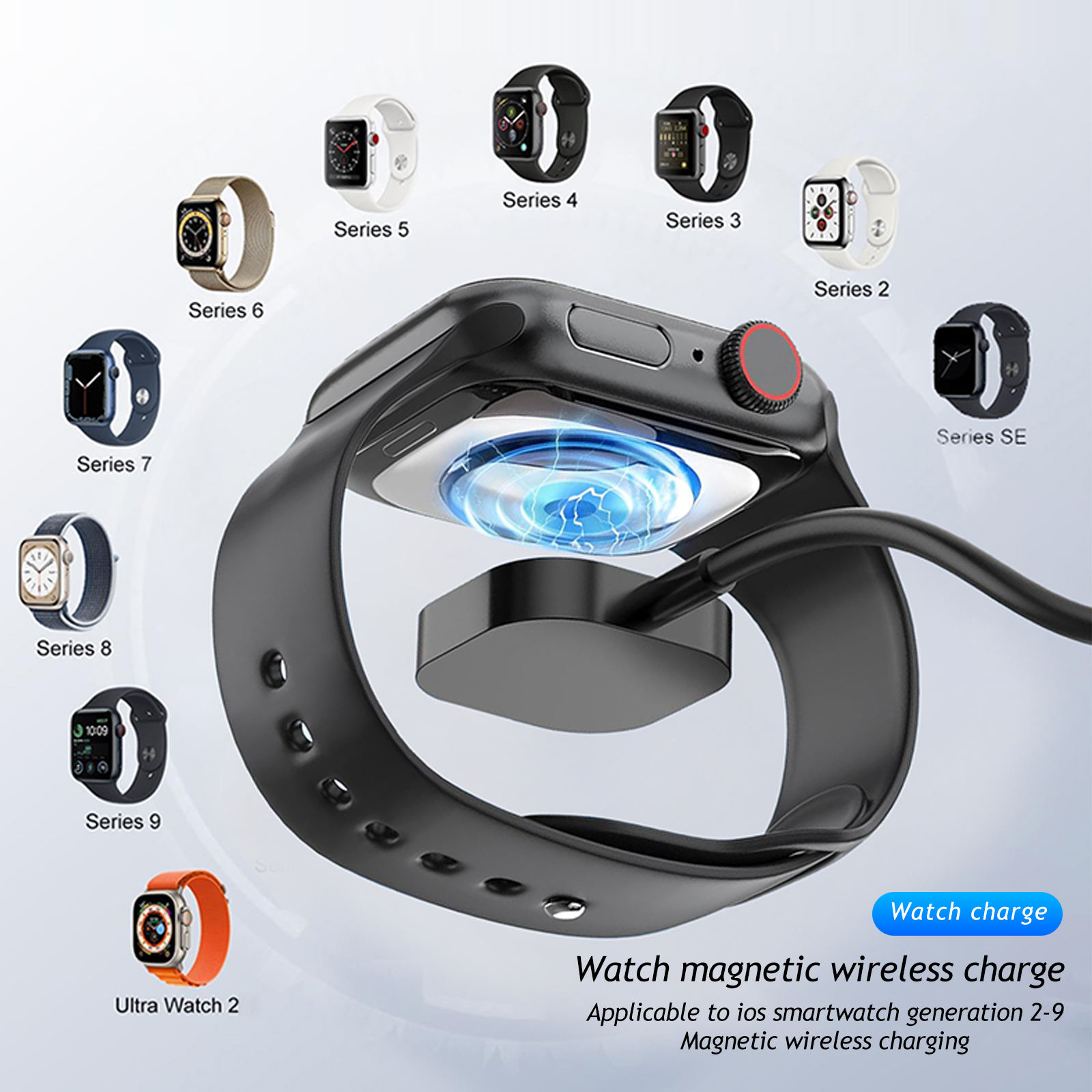 dual USB A and Type-C input charging cable