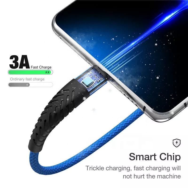 shielded woven net USB-C cable