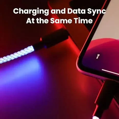 RGB flow charging cable