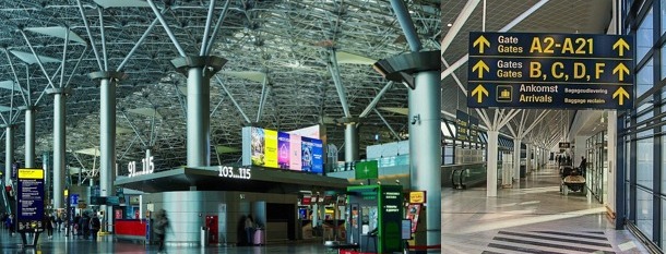 Airport and transportation wayfinding signage solution with passenger guidance and navigation systems