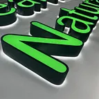 MACCAN Front Lit Customizable Stainless Steel LED Badge Emblem Logo Cars Taxis Outdoor Decoration Factory-Designed Remote