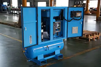 FGMI Screw Air Compressor 7.5kw //5.5kw Screw Air Compressor // 5.5kw Integrated Air Compressor // 5.5kw Screw Compressor // screw Air Compressor 8bar // screw Air Compressor With Air Tank // all In One Screw Air Compressor // 7.5hp Screw Air Compressor /