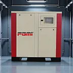 FGMI Stationary Lubricated Screw Air Compressor 7.5KW 10HP 8 Bar Air Cooled PLC Bearing Permanent Magnet Frequency Motor
